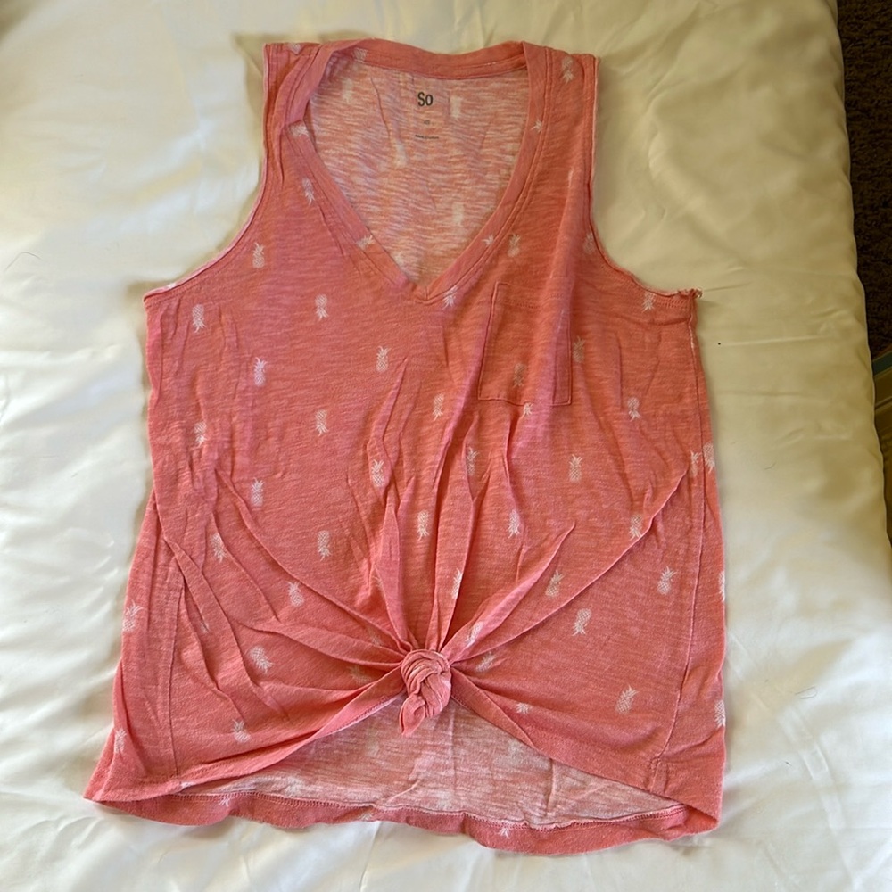 Oversized extra small tank top
